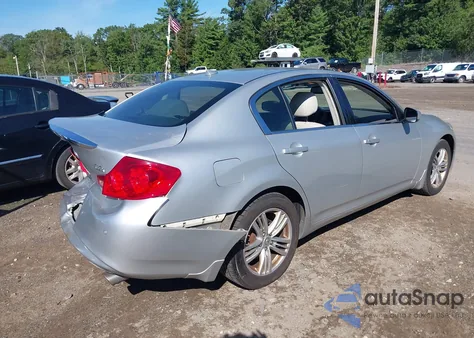 2012 Infiniti G37X z USA, uszkodzony, nr VIN JN1CV6ARXCM670363